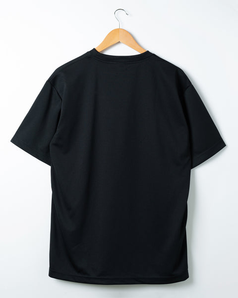 マッスルグリル アルファベットロゴメッシュTシャツ・ブラック